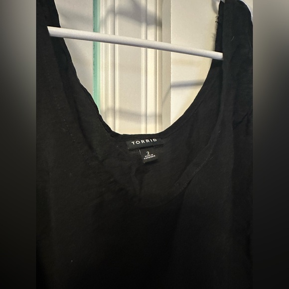 Torrid Elegant Black Tank Top - Picture 3 of 5